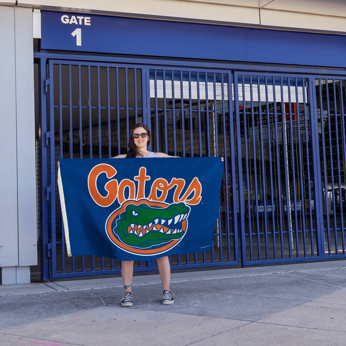 Rico Industries NCAA Florida Gators Blue 3' x 5' Banner Flag-4