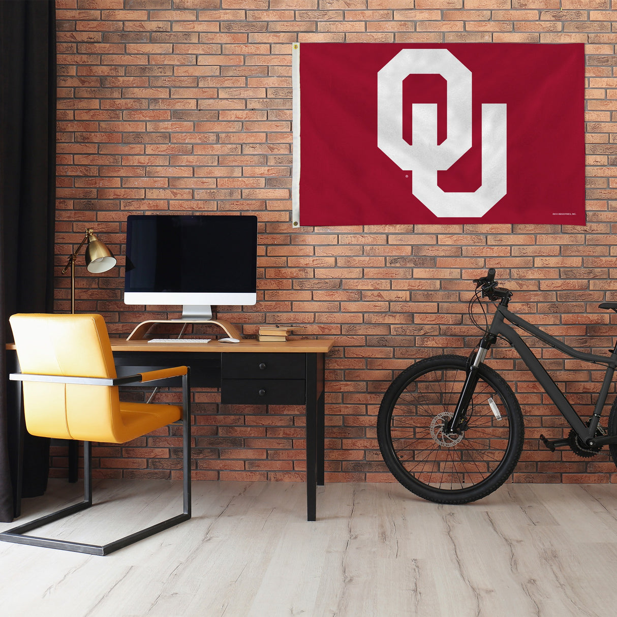 Rico Industries NCAA Oklahoma Sooners Standard 3' x 5' Banner Flag-1