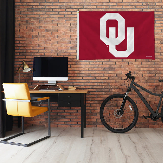 Rico Industries NCAA Oklahoma Sooners Standard 3' x 5' Banner Flag-1