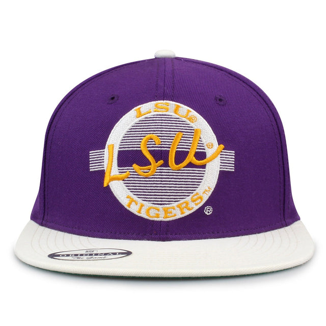 The Game Headwear Louisiana State Contrast Brim Snapback Collection Hat