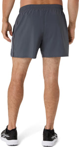 Asics Men's Silver 5-Inch Shorts-2
