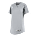Mizuno Girl's NXT 1-Button Softball Jersey-1