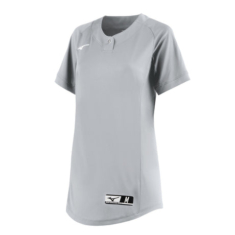 Mizuno Girl's NXT 1-Button Softball Jersey-1