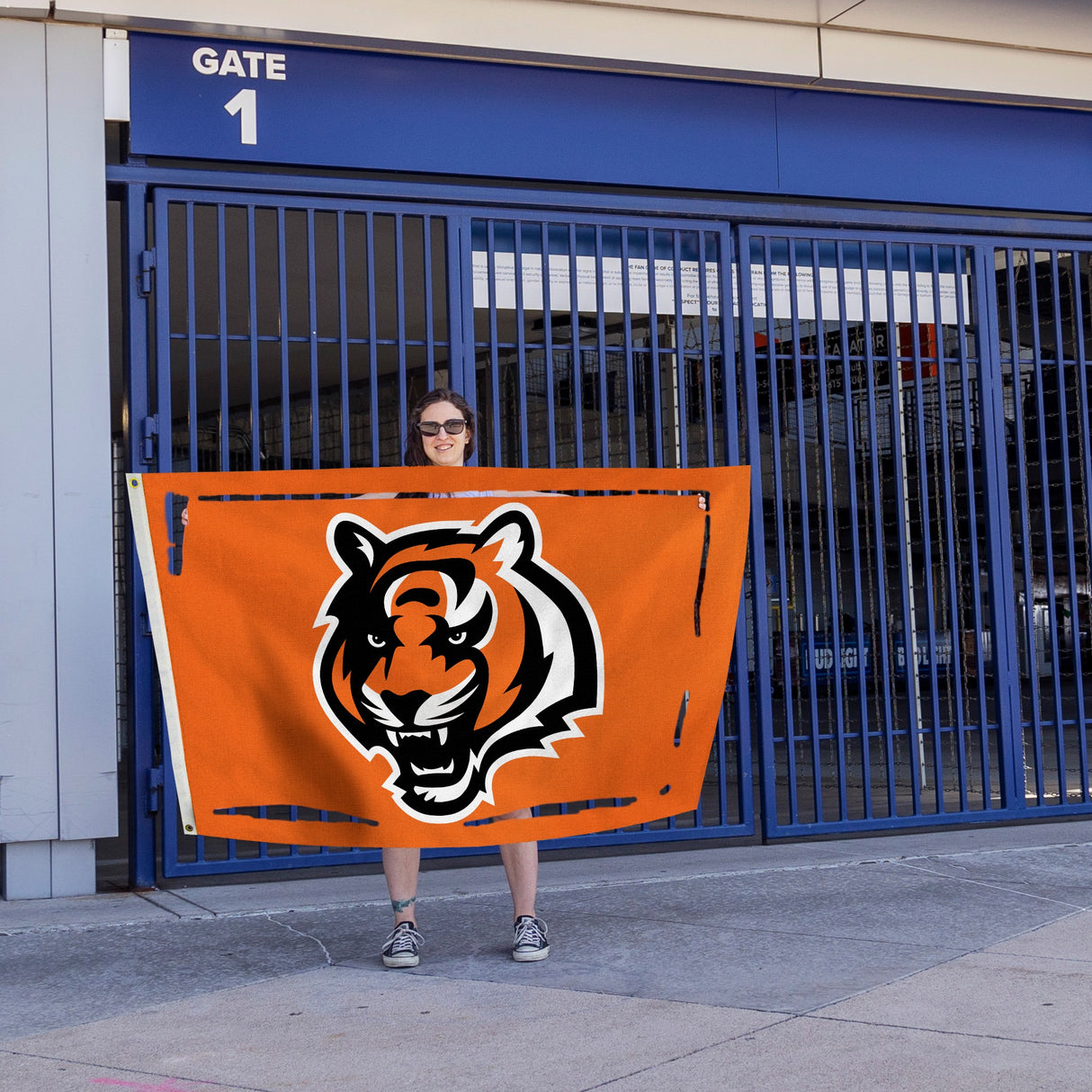 Rico Industries NFL  Cincinnati Bengals Standard 3' x 5' Banner Flag-4