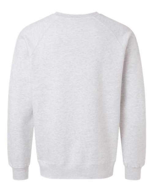 MV Sport Men's Vintage Fleece Raglan Crewneck Sweatshirt-2