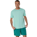Asics Men's Silver Short Sleeve Top-1