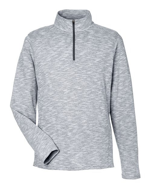 North End Men's Eclipse Jacquard Quarter-Zip Pullover-1