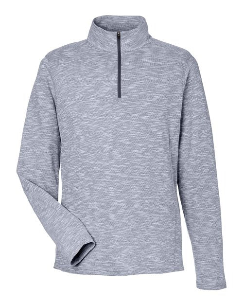 North End Men's Eclipse Jacquard Quarter-Zip Pullover-1