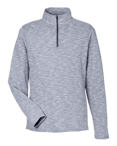 North End Men's Eclipse Jacquard Quarter-Zip Pullover-1