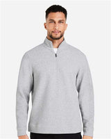 North End Men's Spirit Textured Quarter-Zip Pullover-3