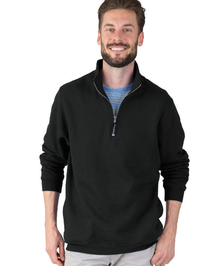 Charles River Unisex Crosswind Quarter Zip Sweatshirt-2