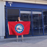 Rico Industries NBA  Philadelphia 76ers Standard 3' x 5' Banner Flag-4