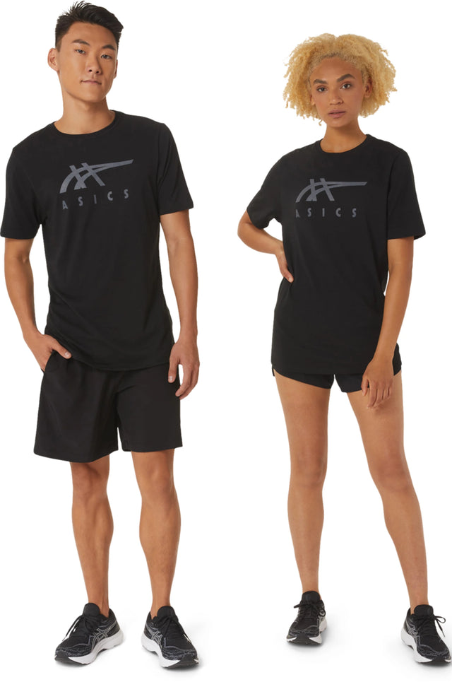 Asics Men's Stripe Short Sleeve Tee-1