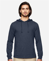 econscious Men's Eco Jersey Pullover Hooded Long Sleeve T-Shirt-1