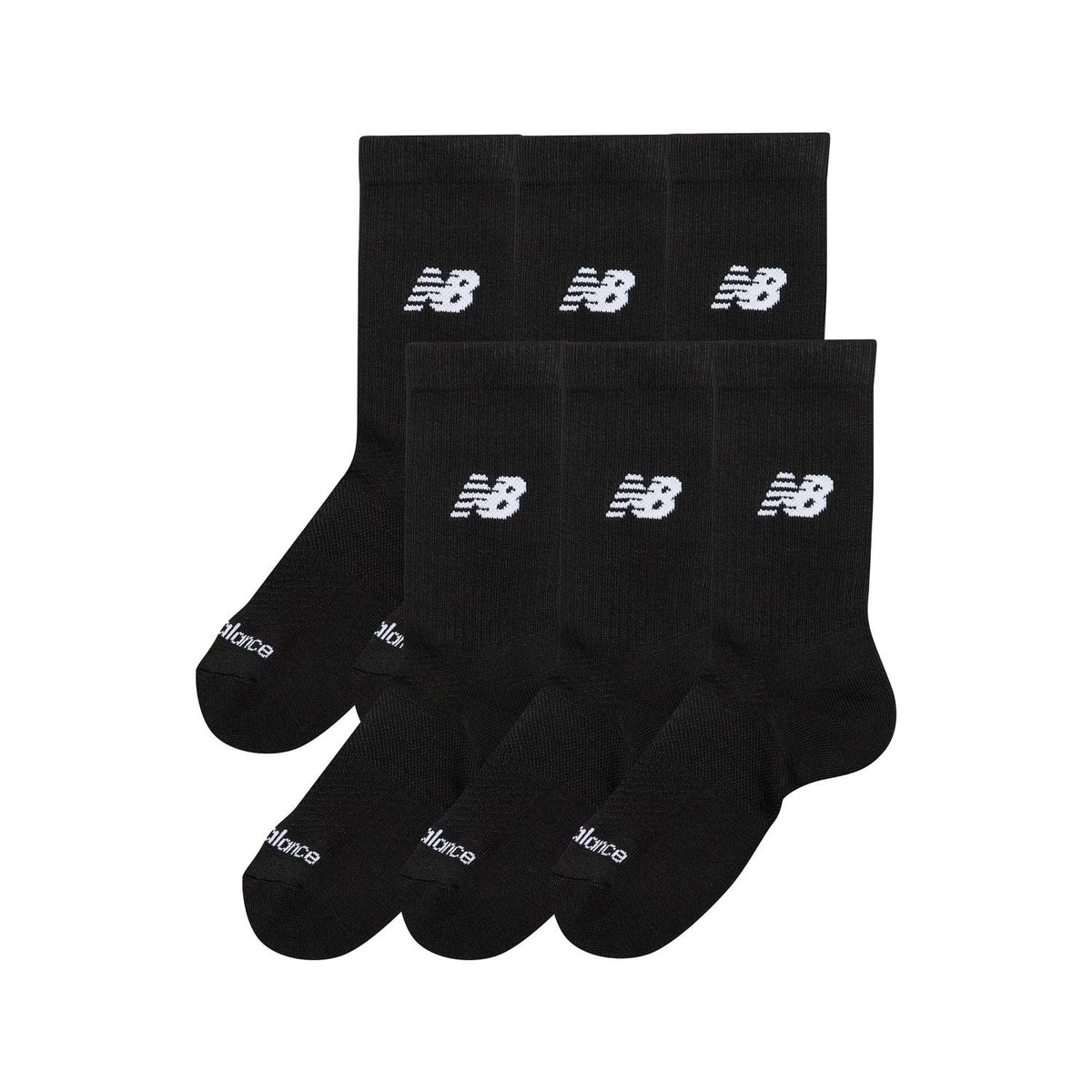New Balance Daily Essentials Cushion Crew Socks 6 Pack-2