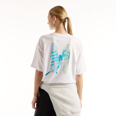 New Balance Women's Collage Oversized T-Shirt-2