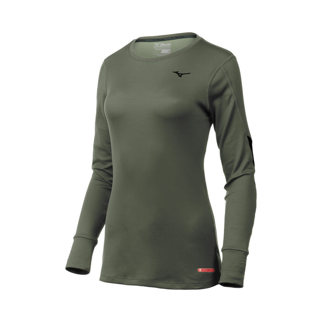 Mizuno Women's Breath Thermo Base Layer Long Sleeve Top-1