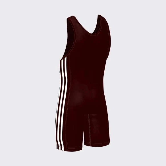 adidas Men's 3 Stripes Wrestling Singlet-2