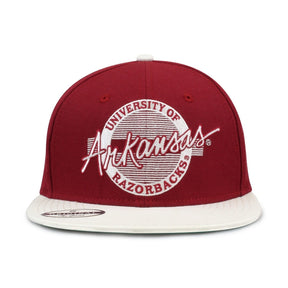 The Game Headwear Arkansas Contrast Brim Snapback Collection Hat