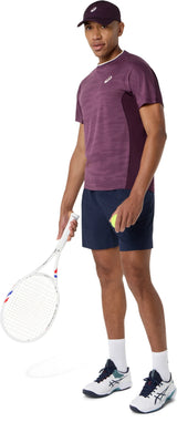 Asics Men's Match Jacquard Short Sleeve Top-6