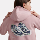 New Balance Girls' 9060 Graphic Cropped Zip Hoodie-9