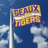 Rico Industries NCAA LSU Tigers Bold 3' x 5' Banner Flag-2