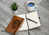Rico Industries NCAA North Carolina State Wolfpack Brown - Primary Laser Engraved Small Notepad-1