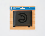 Rico Industries NBA  Atlanta Hawks  Laser Engraved Billfold Wallet-3