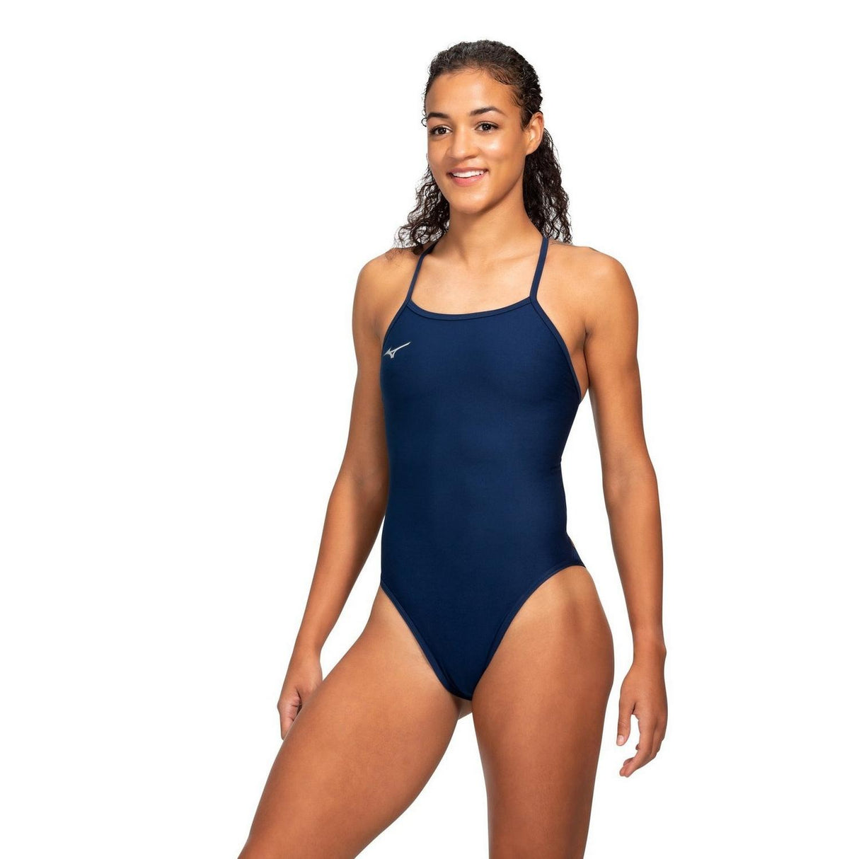 Mizuno Women's Exer Thin Strap Swimsuit-5