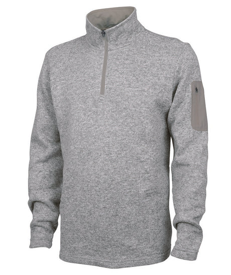 Charles River Men's Heathered Fleece Pullover-2
