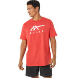 Asics Men's Stripe Short Sleeve Tee-2
