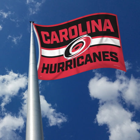 Rico Industries NHL  Carolina Hurricanes Bold 3' x 5' Banner Flag-2