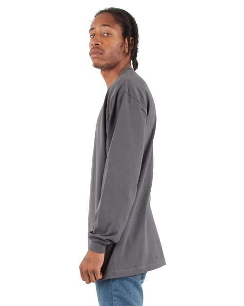Shaka Wear Men's Max Heavyweight Long Sleeve T-Shirt-2