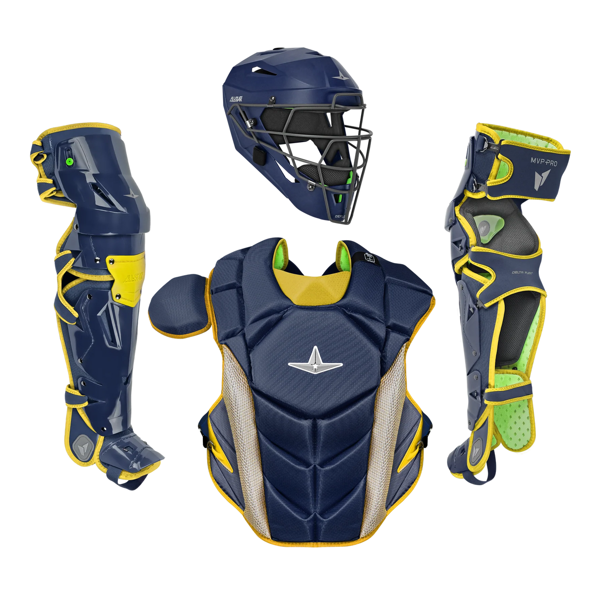 All Star MVP-PRO™ Series Baseball Catcher's Kit
