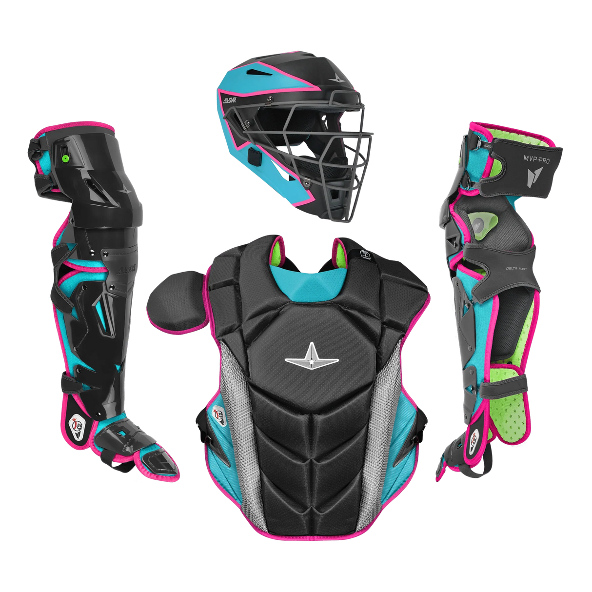 All Star MVP-PRO™ Short Fuse Series Baseball Catcher's Set
