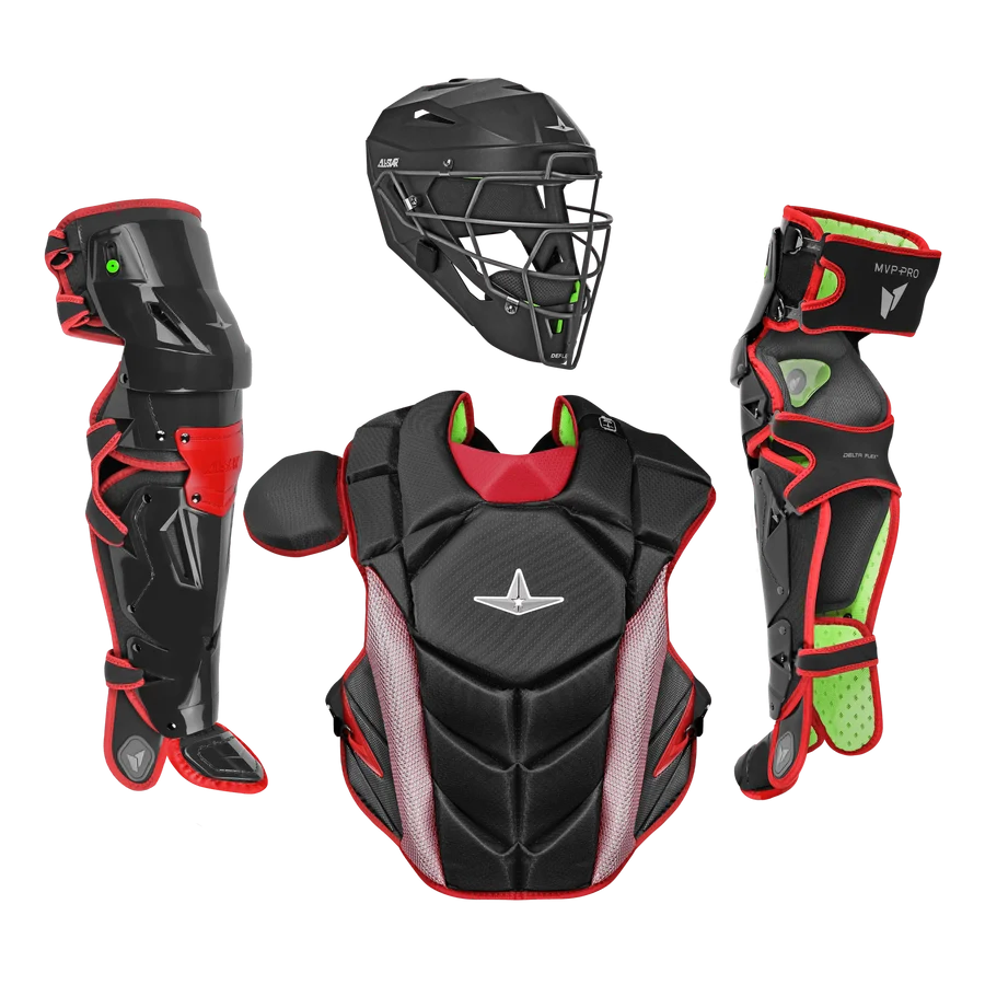 All Star MVP-PRO™ LT Series Baseball Catcher's Kit Baseball Catcher's Protective Equipment All