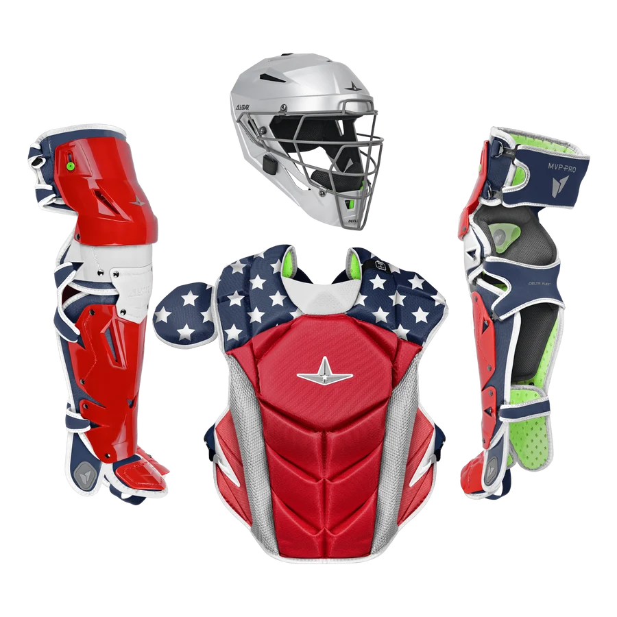 All Star MVP-PRO™ LT Series Baseball Catcher's Kit Baseball Catcher's Protective Equipment All