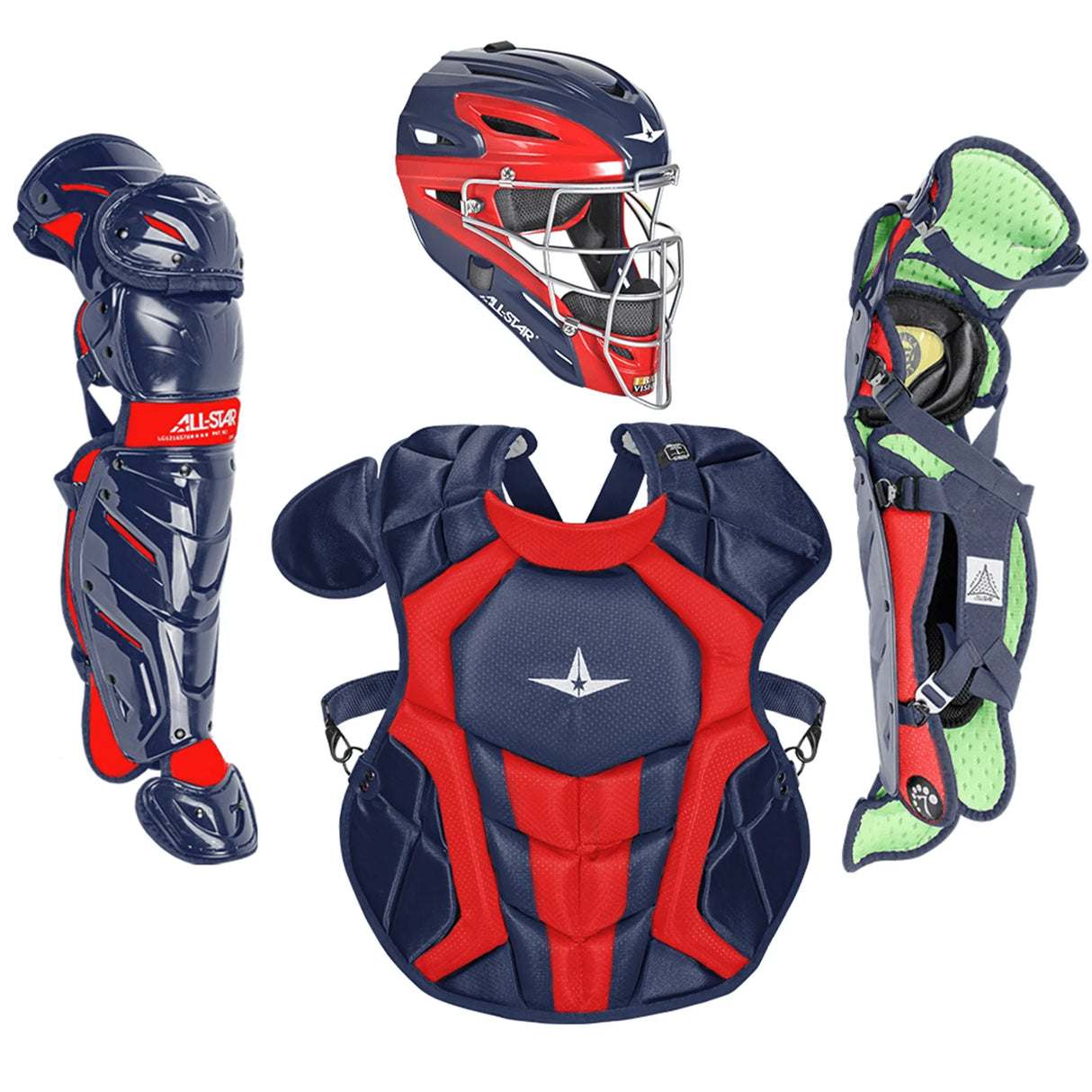 All Star Youth & Intermediate S7 AXIS™ Professional Baseball Catcher's Kit