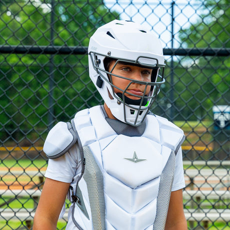 All Star MVP-Pro™ Series LT Baseball Catcher Helmet Baseball Catcher's Protective Equipment All
