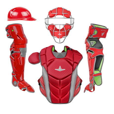 All Star MVP-PRO™ Series Baseball Catcher's Kit with Traditional Mask