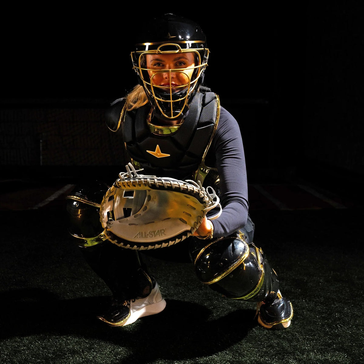 All Star PHX™ Gold Diamond Collection Softball Catching Kit
-7