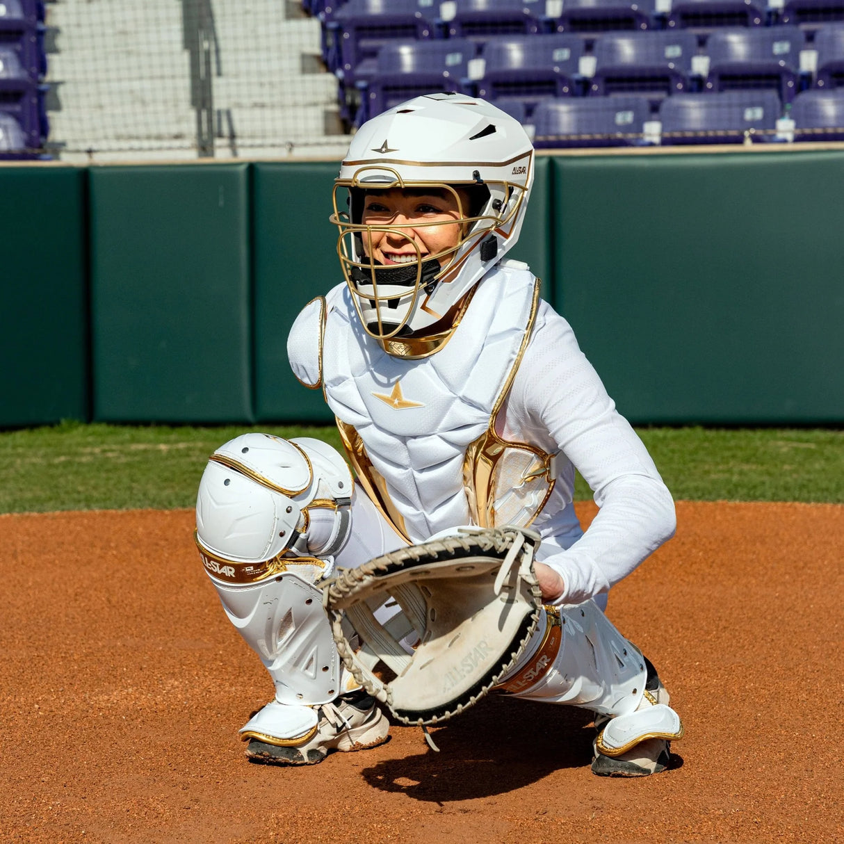 All Star PHX™ Gold Diamond Collection Softball Catching Kit
-2