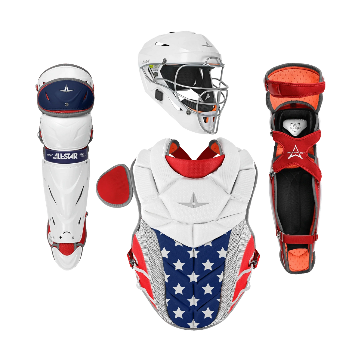 All Star Adult 27' Season PHX™ LT Series Softball Catching Kit-1