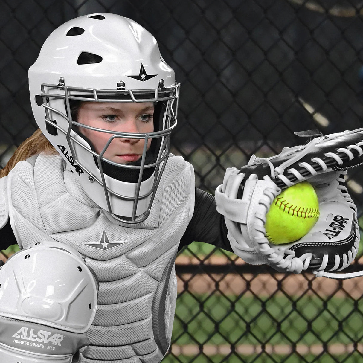 All Star Heiress™ Fastpitch Catcher Mitt-5
