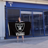 Rico Industries NFL  Las Vegas Raiders Primary-LV 3' x 5' Banner Flag-4