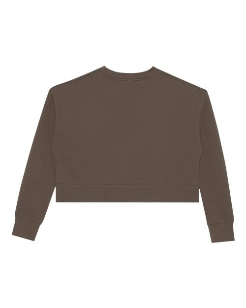 Lane Seven Women's Relaxed Cropped Crewneck Sweatshirt-2