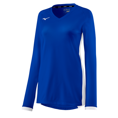 Mizuno Girl's Spike Long Sleeve Volleyball Jersey-1