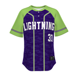 Holloway Youth Sublimated Pin-Sot 2-Button Baseball Jersey Team Baseball Jerseys