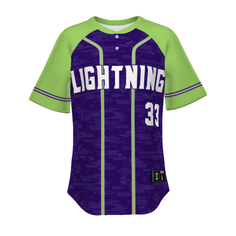 Holloway Youth Sublimated Pin-Sot 2-Button Baseball Jersey Team Baseball Jerseys