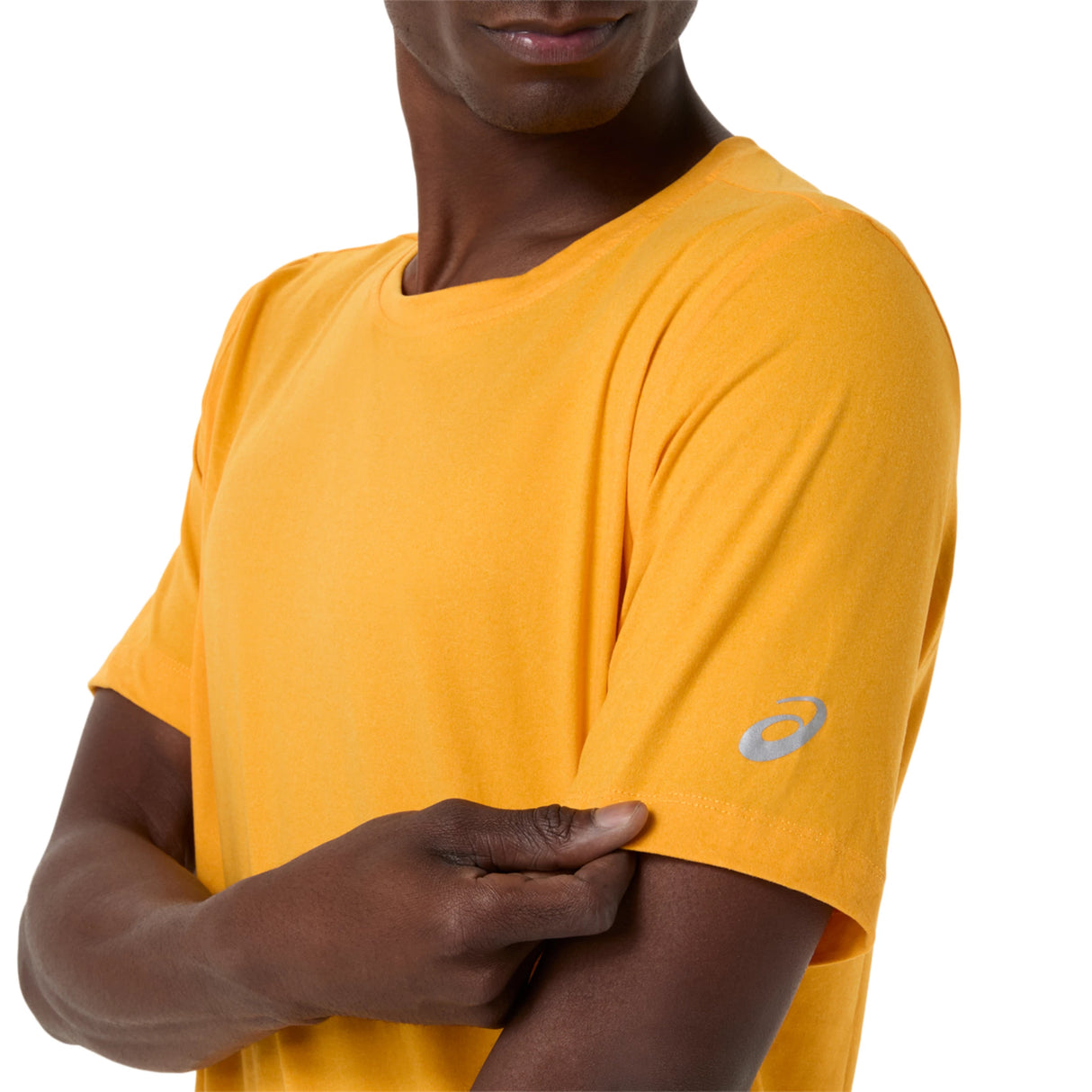 Asics Men's Short Sleeve Hthr Tech Top-4
